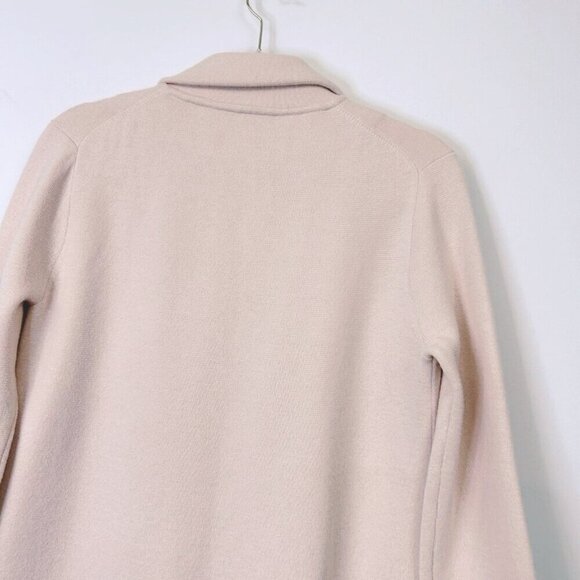 J Crew Sweater Knit Blazer Jacket Women’s Size XS Light Pink Open Front - Picture 5 of 9